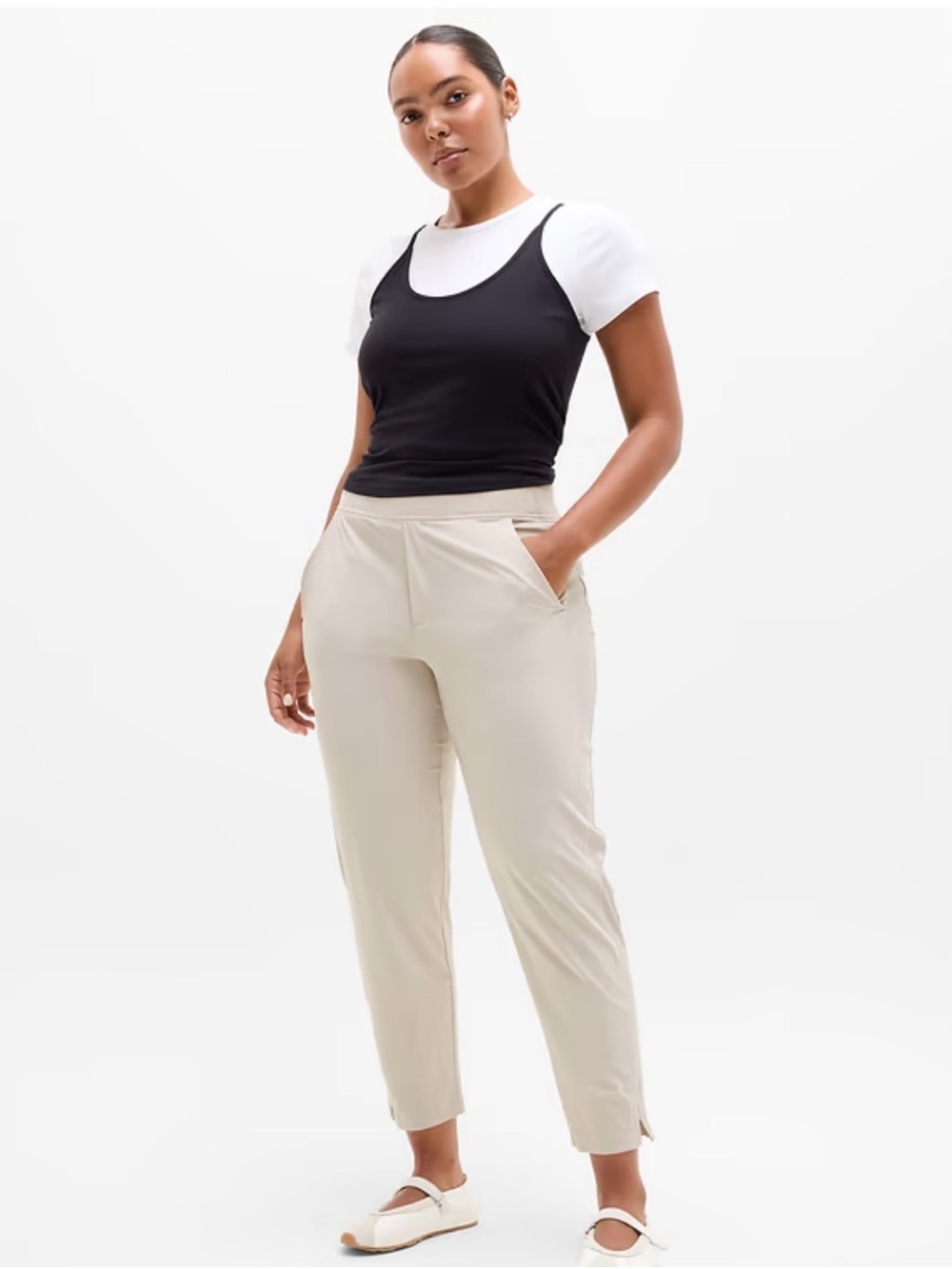 Athleta Mid Rise Brooklyn Ankle Pant